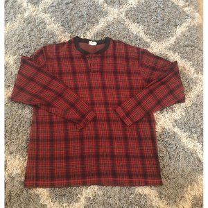 VINTAGE J.CREW MEN'S LONG SLEEVE CREW NECK PLAID